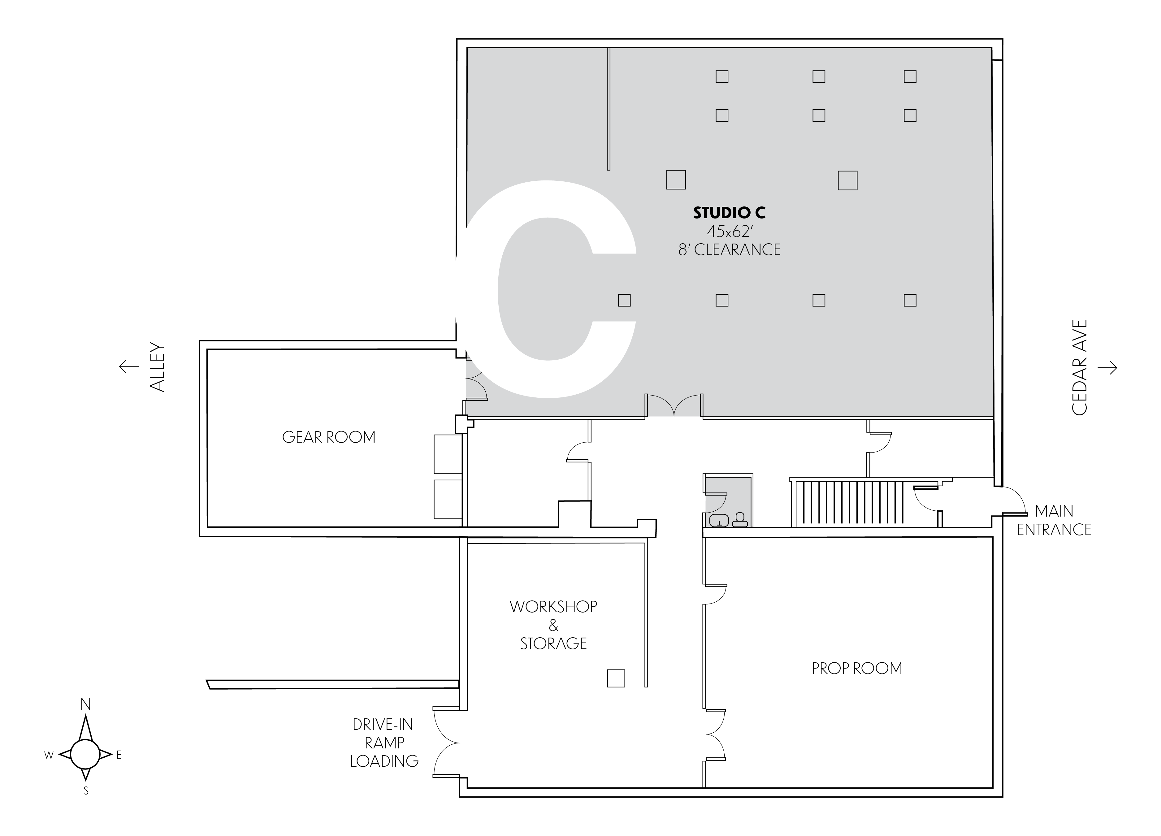 Studio C Floor Plan